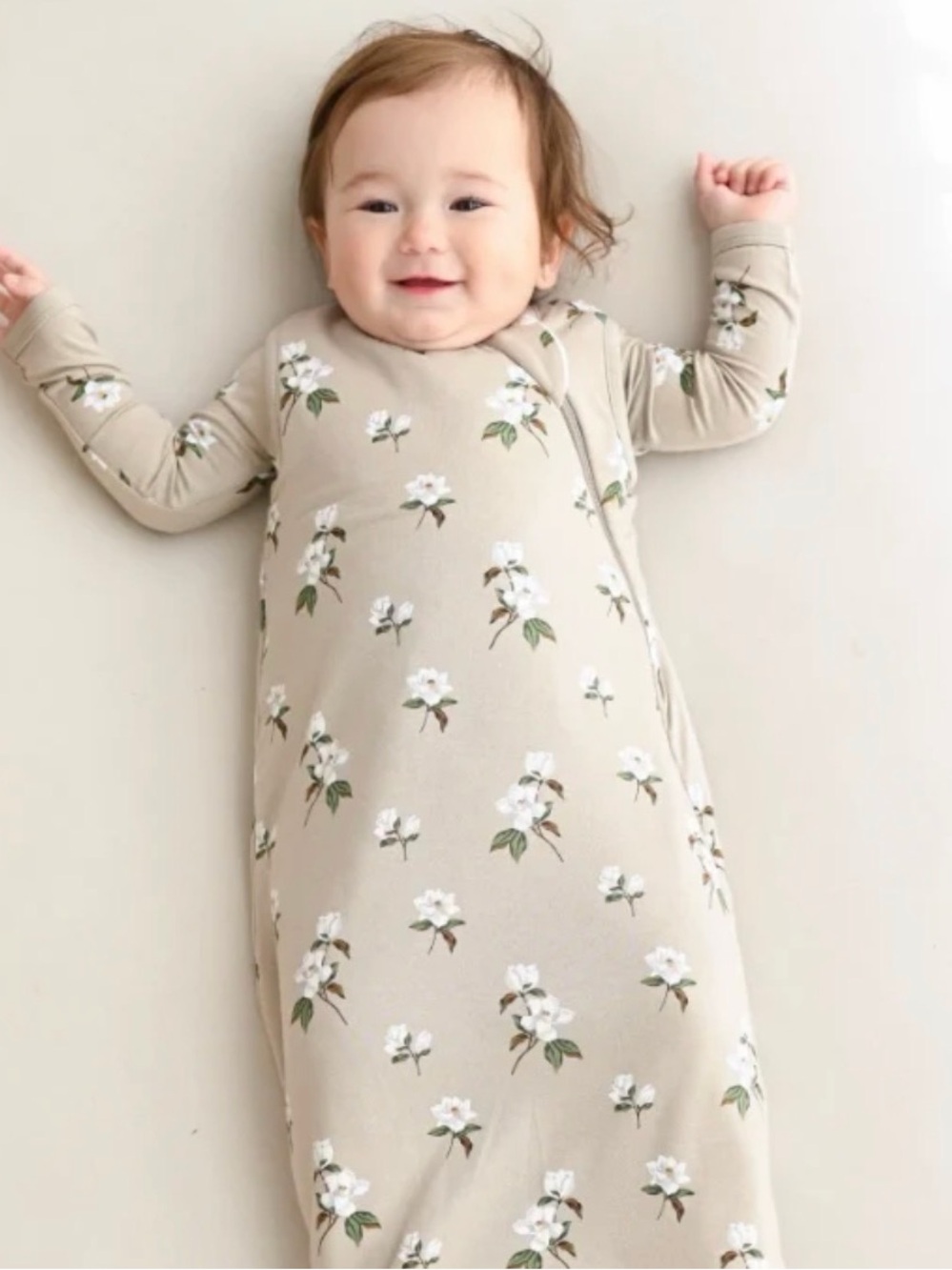 Kyte Baby Magnolia Khaki Sleep Sack - 1.0 Tog